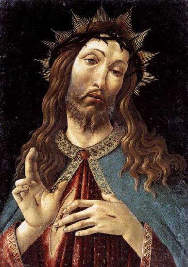 BOTTICELLI, Sandro Christ Crowned with Thorns Spain oil painting art